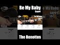 Be My Baby The Ronettes Guitar Chords #Shorts