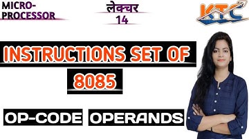 Instruction Set of 8085 Microprocessor|| Op-code & Operand in 8085 || In Hindi |Microprocessor |2020