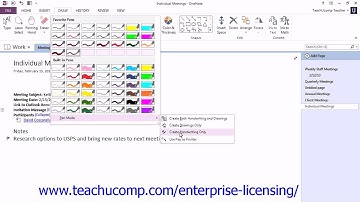 Microsoft Office OneNote 2013 Tutorial Writing Tools 7.1 Employee Group Training
