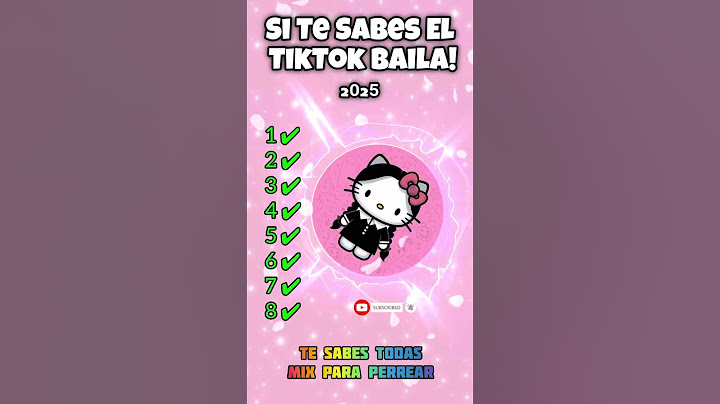 SI TE SABES EL TIKTOK BAILA! 2025│Nuevos Trends De TikTok│BAILANDO TIK TOK #2025 #tiktok #baila