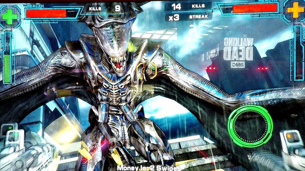 Aliens Armageddon Arcade Gameplay VERY INTENSE!