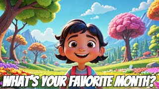 Whats Your Favorite Month? Learn With Chunnu & Munnu Fun Calendar Song For Kids