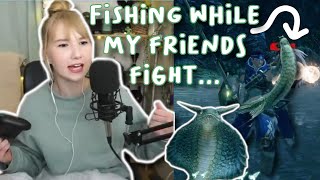 I Wanted to Fish While My Friends Were Fighting Mizutsune... | Monster Hunter Rise Demo Highlights