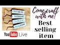 Live Q&A making My best seller in my ETSY shop! EASY DIY