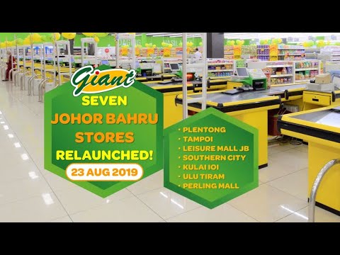 Giant Johor Bahru Stores Relaunch Youtube