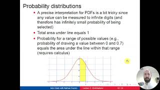 Lecture 5, Part 3 (of 3) - Distributions