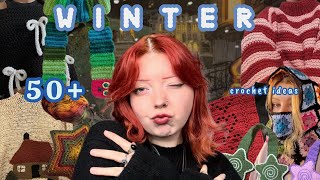 50+ crochet ideas WINTER edition 🥶❄️🌟