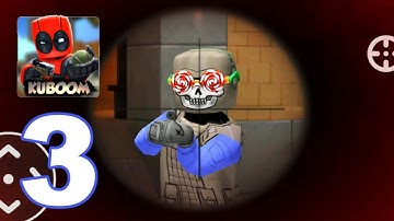 Kuboom - Gameplay Walkthrough Part 3 - AWM Weapon (Android Games)