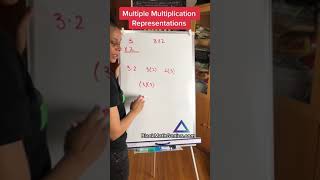 Multiple representations of #multiplication. #BlackMathGenius #learnmath #MathFun #Math