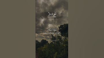 ولو يؤاخذ الله الناس بظلمهم ما ترك عليها من دابة بصوت القارئ ياسر الدوسري
