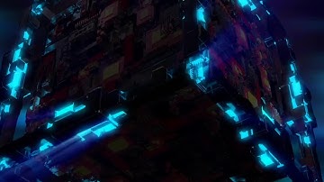 Techno Cube VJ Loop Motion Graphics
