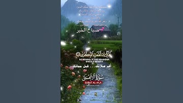 تلاوة خاشعة عطرة مباركة جميلة عذبة للشيخ ماهر المعيقلي ماتيسر من سورة الأعلى