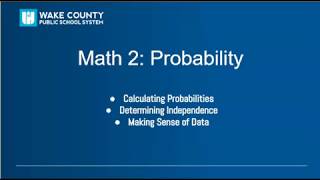 Math 2 Unit 8 Overview