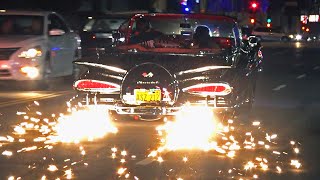 59 Impala Lowrider LIGHTS UP Hollywood Blvd in LA!