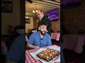 Trying Grandma G's deep dish pizza at Giamela's #foodreview #pizza #foodie #shorts #mukbang