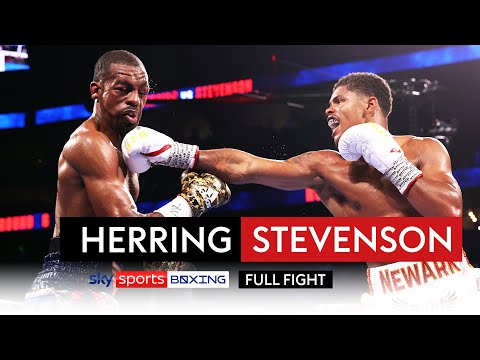 FULL FIGHT! Jamel Herring vs Shakur Stevenson | Super Featherweight Title Fight 🏆