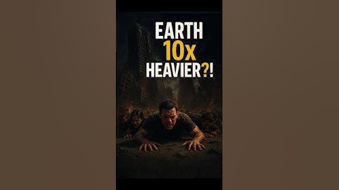 What If Earth Became 10× Heavier Overnight? 🌍💥 | Space & Earth Facts
