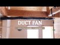 【DIY】エアコン取り付ける代わりにダクトファンで冷気を送り込む - Install Ductfan for AC circulation