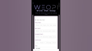 Say goodbye to essay procrastination with Weopi