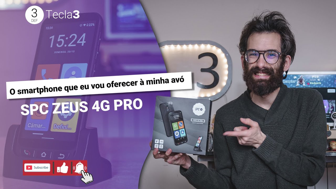 O smartphone que eu vou oferecer à minha avó 👵 — SPC ZEUS 4G PRO Unboxing  Review 