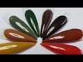 DYI color acrylic powder / how to mix pigment with acrylic powder