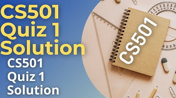CS501 Quiz 1 Solved By VU BWN | CS501 Latest Solved Quiz 100% Correct solution | CS501 Solved quiz