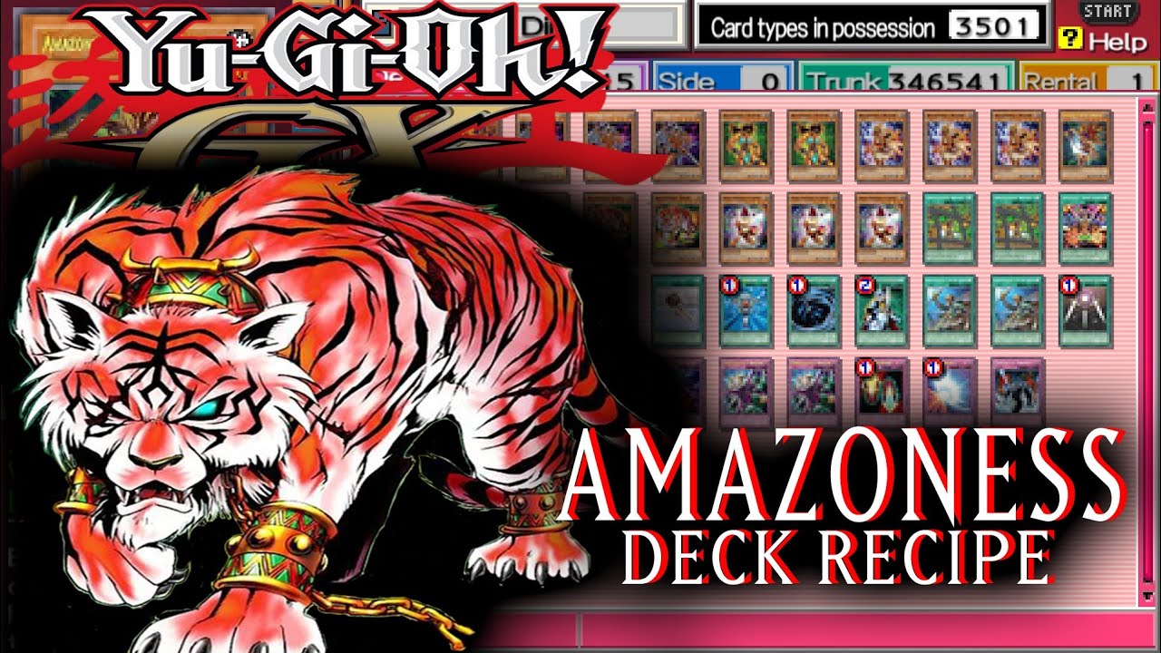 AMAZONESS DECK RECIPE TANIA YUGIOH GX TAG FORCE 3 14 YouTube