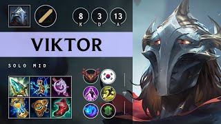Viktor Mid vs Orianna - KR Grandmaster Patch 25.18