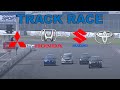 Track Race #36 | Colt vs Vitz vs Swift vs Fit