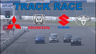 Track Race #36 | Colt vs Vitz vs Swift vs Fit