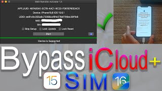 BYPASS iCLOUD iOS15/16 AVEC SIGNAL  (iPhone 5s - iPhone X)
