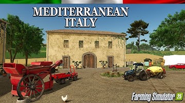 Authentic Mediterranean Experience?! NEW MOD MAP! (TOUR/REVIEW!) Farming Simulator 25