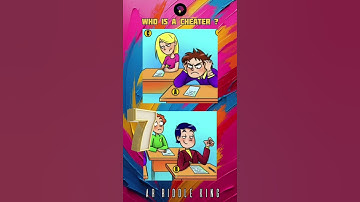 Who is a Cheater? 🧠💡#brainteasers #enigma #logicpuzzles #riddlechallenge #riddleoftheday