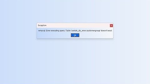 mengatasi tabel database error acosys v4