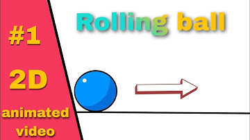 Rolling ball / My 1st 2d animated video. #animation #2danimation #ball #cartoon.