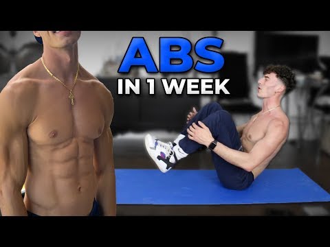 Video: How To Build Abs In A Week