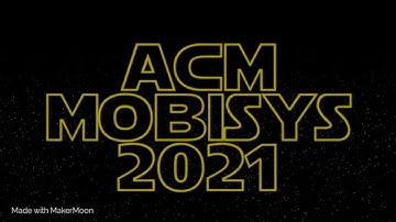 MobiSys 2021 - Registration