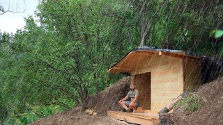 Building a house underground, life in the wild, solo bushcraft Part 3 by Simple Life 19,263 views 8 months ago 18 minutes