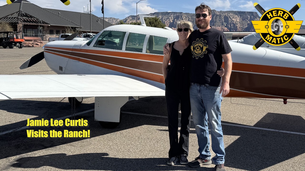 Jamie Lee Curtis Comes to Visit the Ranch | Off-Grid Abandoned Airport Restoration