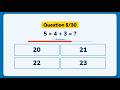 Think Fast! 30-Level Basic Math Brain Test