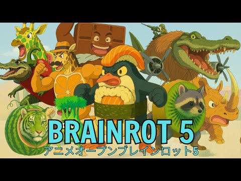 BRAINROT ANIME OPENING P 5 Official Music Video