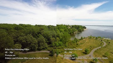 Polarizing filter test on a GoPro 4 Black & Polar Pro Filter