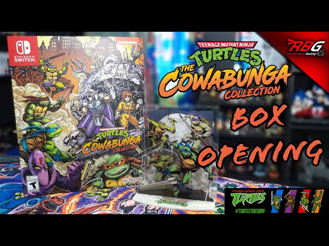 Unboxing TMNT Cowabunga Collection Special Edition (Nintendo Switch Ver.) -  Red Bandana Gaming - YouTube