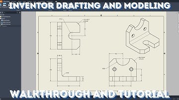 Complete Inventor Tutorial Video with Constraints #autocad #inventor #solidworks