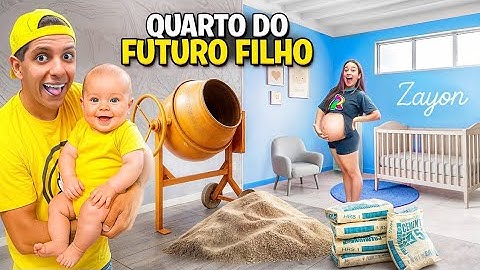 CONSTRUÍ O QUARTO DO NOSSO FUTURO FILHO *bebe reborn