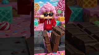 Fighting with a girl in Minecraft =💀 - MAIZEN Minecraft Animation #shorts