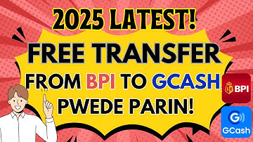 PWEDE PARIN MAGTRANSFER FROM BPI TO GCASH FOR FREE! | HOW TO TRANSFER FROM BPI TO GCASH FOR FREE