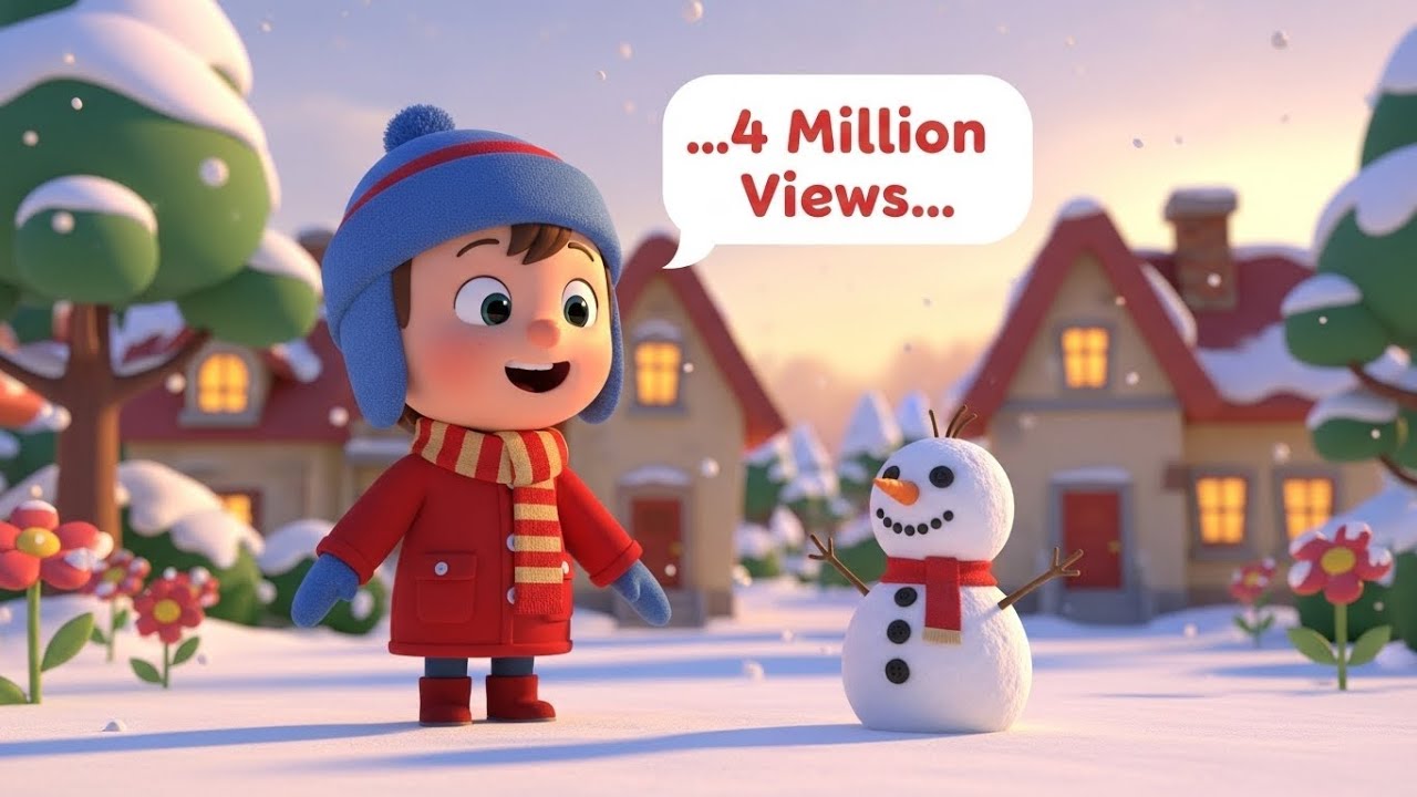 Baby Snowman Dance | Winter Nursery Rhyme for Toddlers and Preschoolers