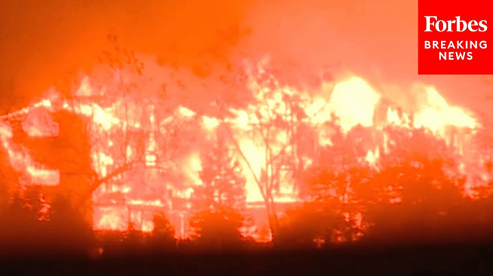 Startling Footage Shows Inferno Engulf Pasadena Neighborhoods As Fires Rage Around Los Angeles, CA