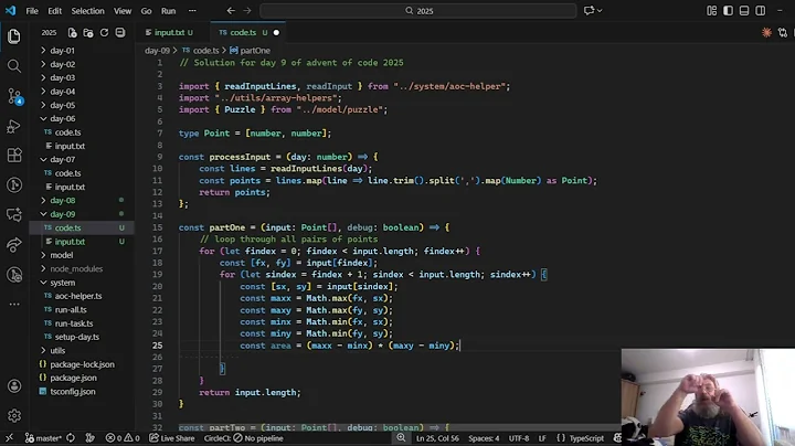 Advent Of Code 2025 - Day 9 (Part I) - The Bigger, the better